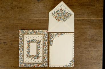 Preview: Exklusives Florentiner Briefpapier mit Vergoldungen